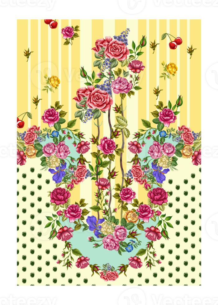 T shirt floral design png
