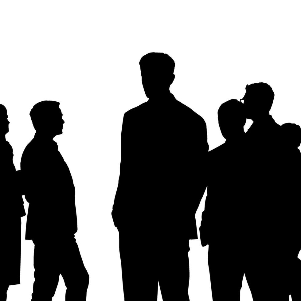 Business people talking and discussing during a meeting vector