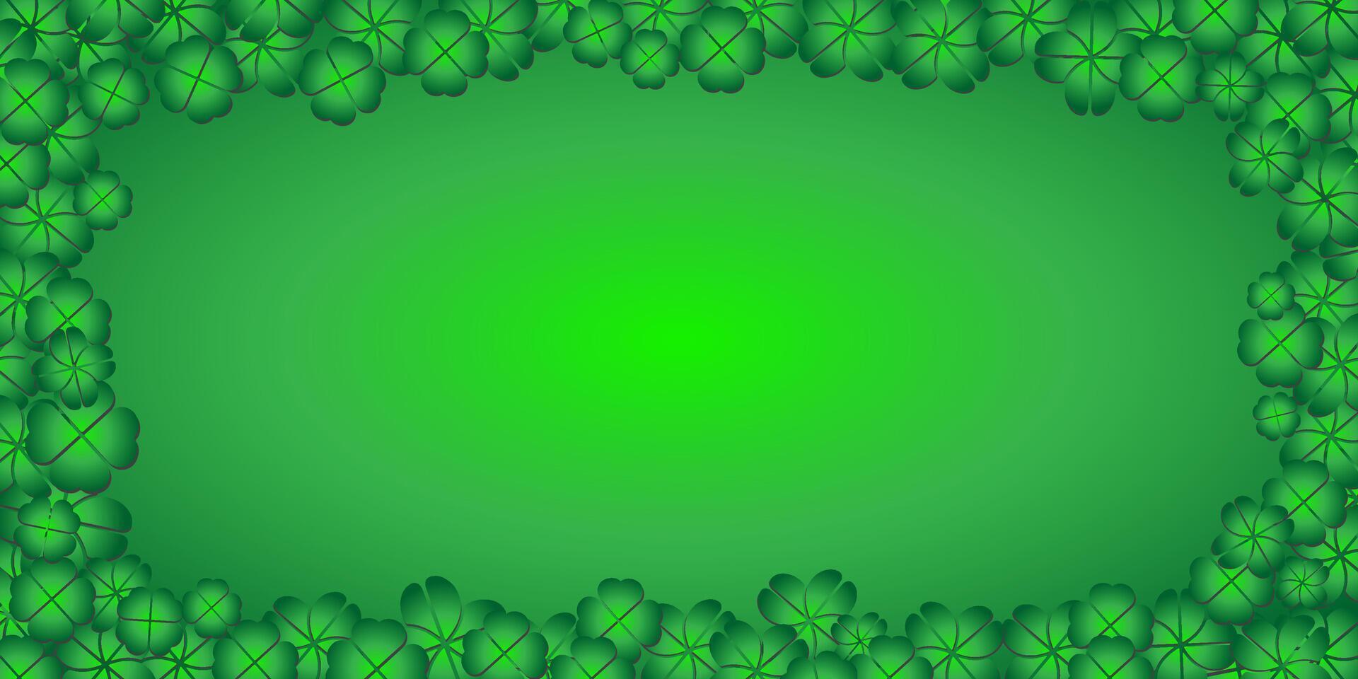 A square frame made of green leaves on a green background vector