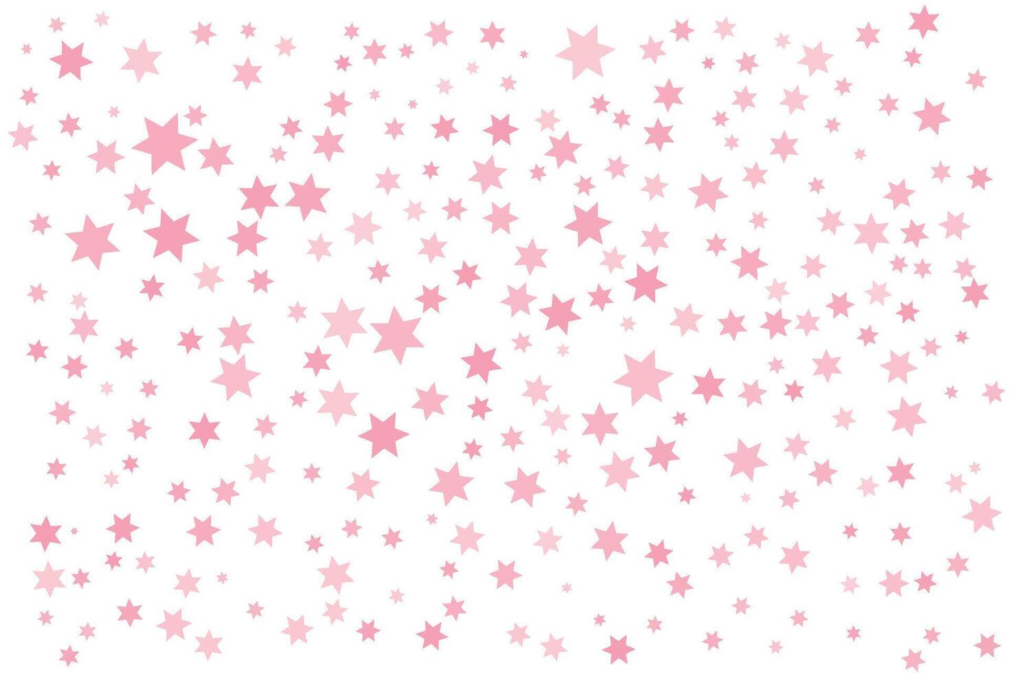 Pink stars background on white backgrounds vector