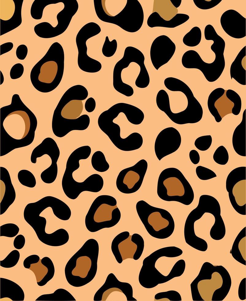 Stylish Leopard Print Pattern - Animal Print Design vector