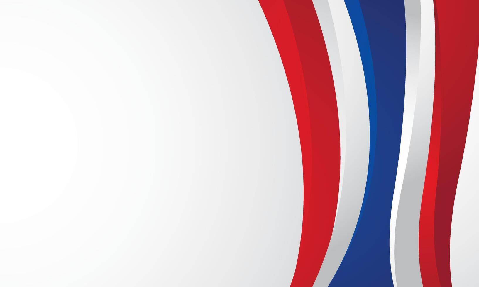 Red and blue gradient with curve abstract background vector