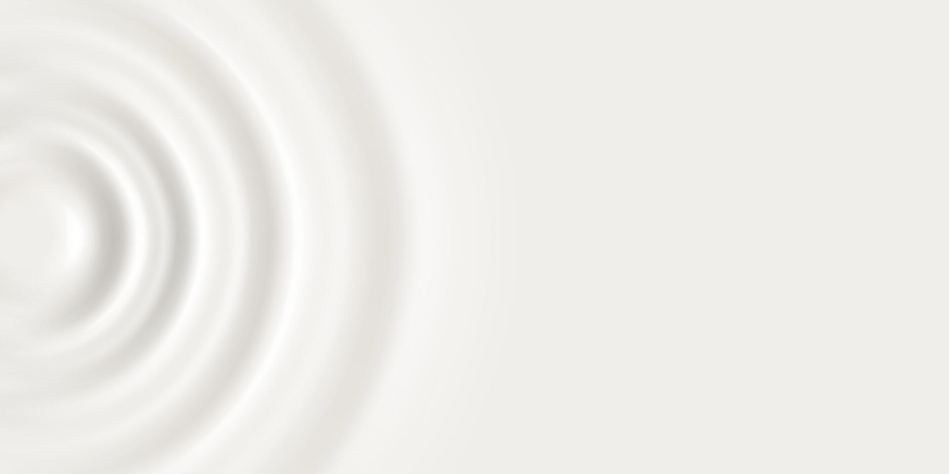 Milk ripple wave splash white background vector