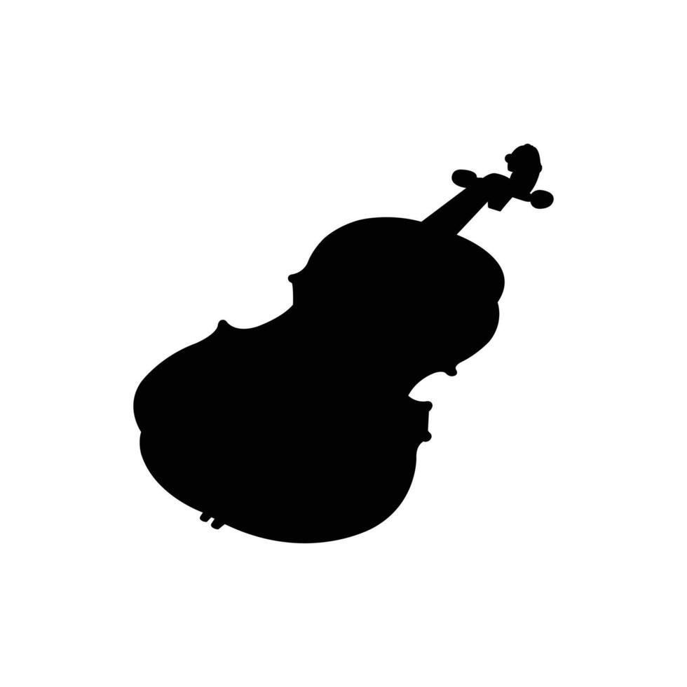 Violin Silhouette Illustration Musical Instrument vector