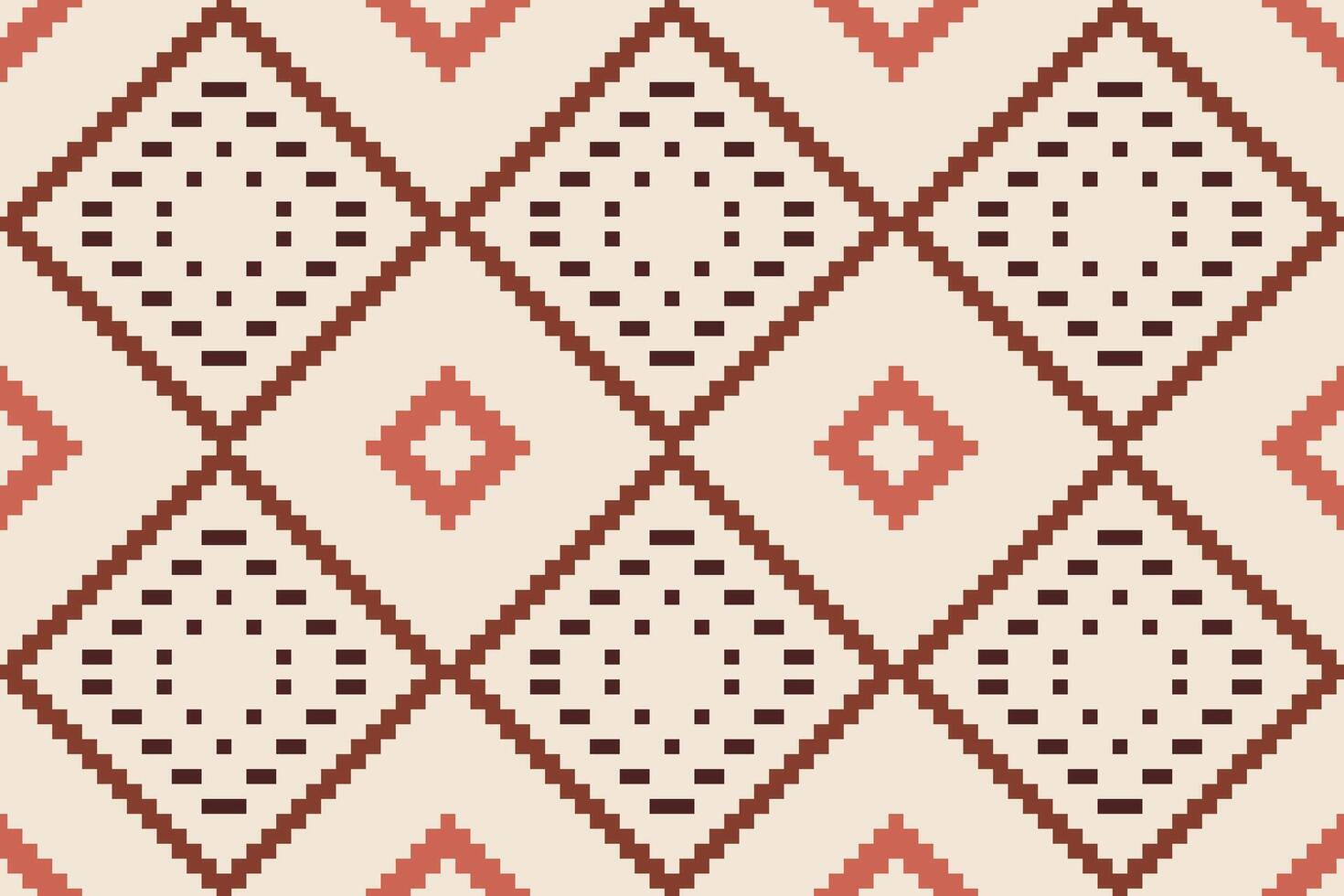 Abstract Ikat Kurti Patternfolk Embroidery, Aztec Geometric Ornament Print. Design for Carpet, Wallpaper, Clothing, Wrapping, Fabric vector