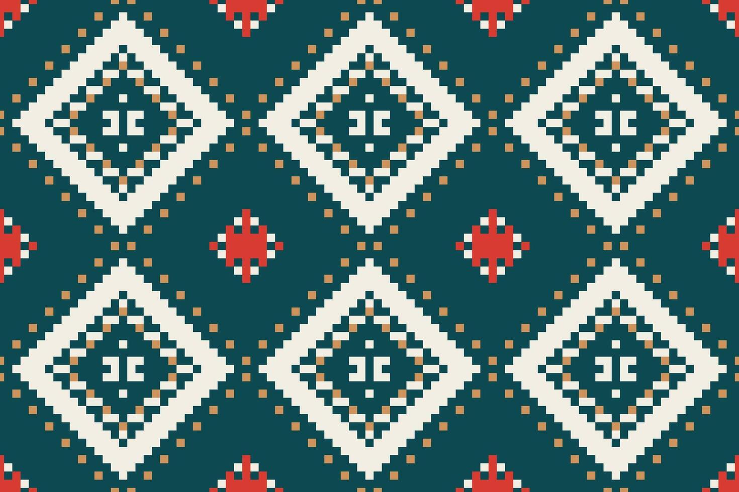 Folklore Abstract Seamless Geometric Patternfolk Embroidery, Aztec Geometric Ornament Print. Design for Carpet, Wallpaper, Clothing, Wrapping, Fabric vector