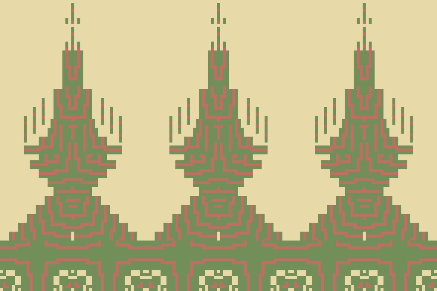 Tribal Art Ndebele Traditional Pattern Artfolk Embroidery, Aztec Geometric Ornament Print. Design for Carpet, Wallpaper, Clothing, Wrapping, Fabric vector