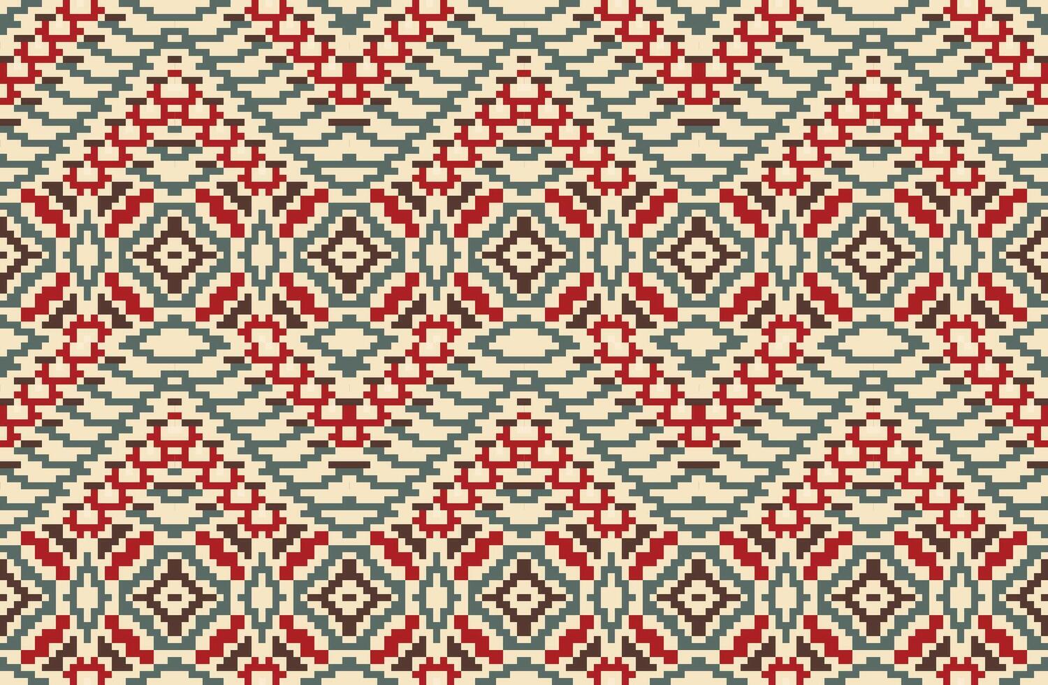 America Islamic Geometric Patternsfolk Embroidery, Aztec Geometric Ornament Print. Design for Carpet, Wallpaper, Clothing, Wrapping, Fabric vector