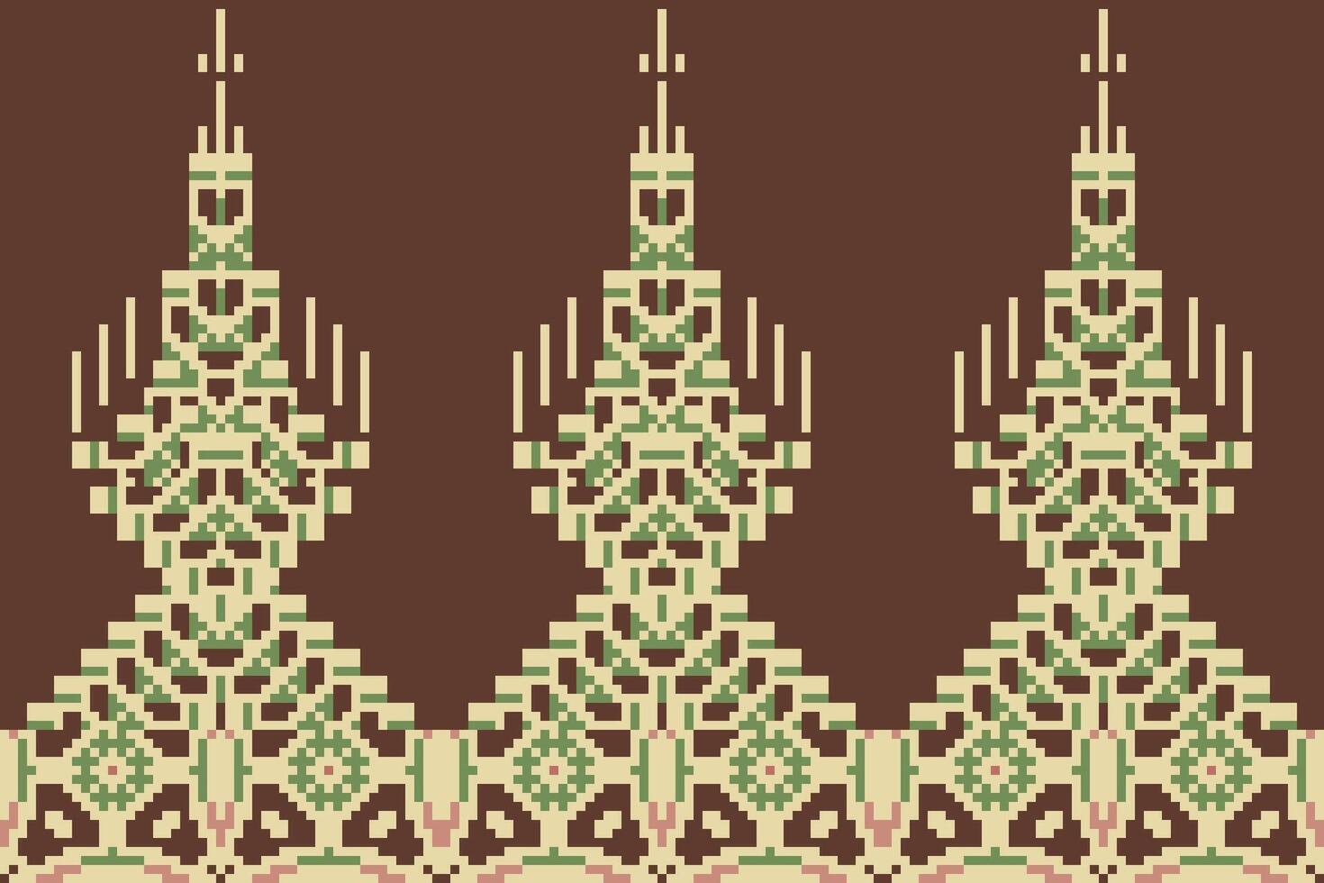 Endless Japanese Traditional Patternfolk Embroidery, Aztec Geometric Ornament Print. Design for Carpet, Wallpaper, Clothing, Wrapping, Fabric vector