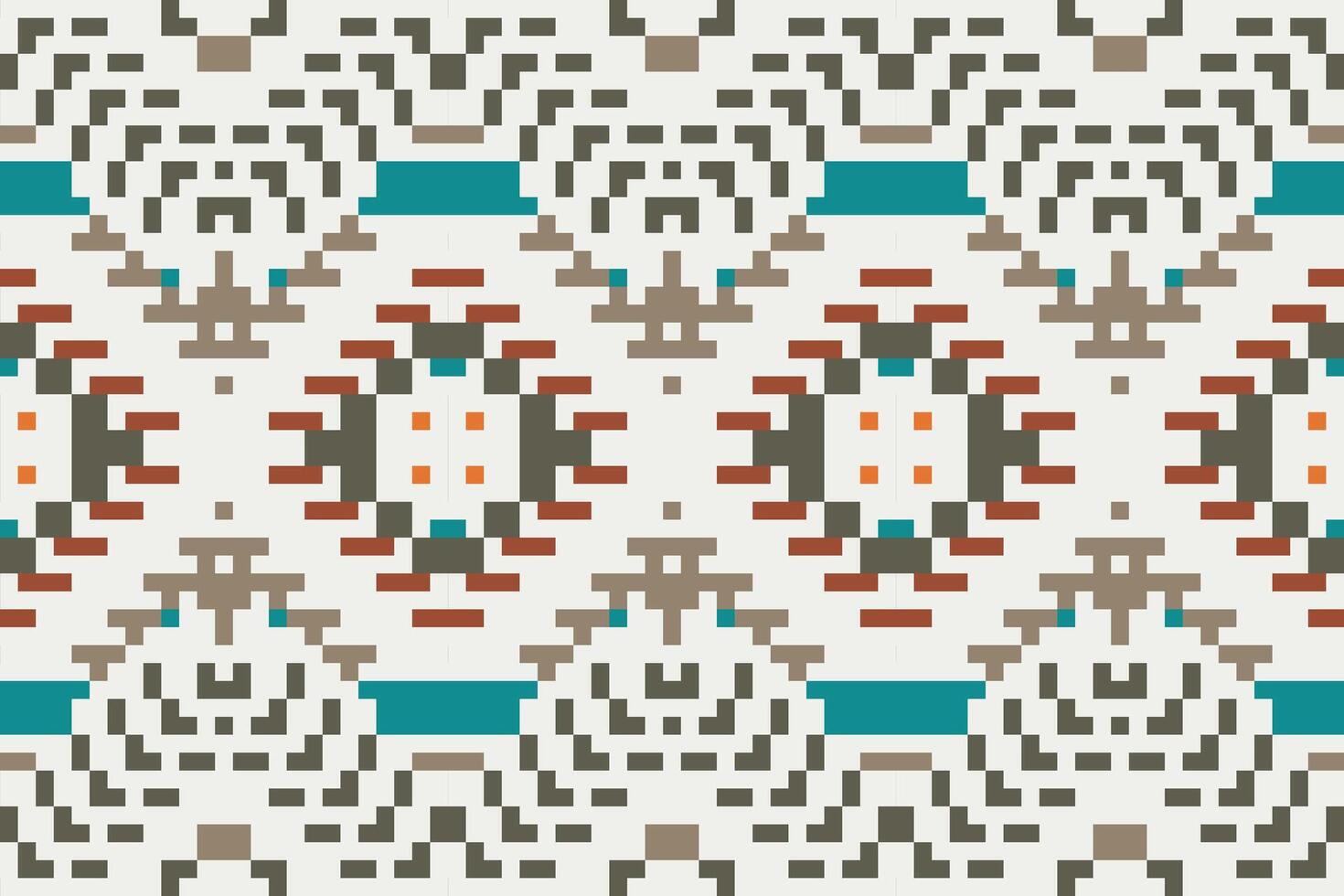 Baroque Ndebele Traditional Patternfolk Embroidery, Aztec Geometric Ornament Print. Design for Carpet, Wallpaper, Clothing, Wrapping, Fabric vector