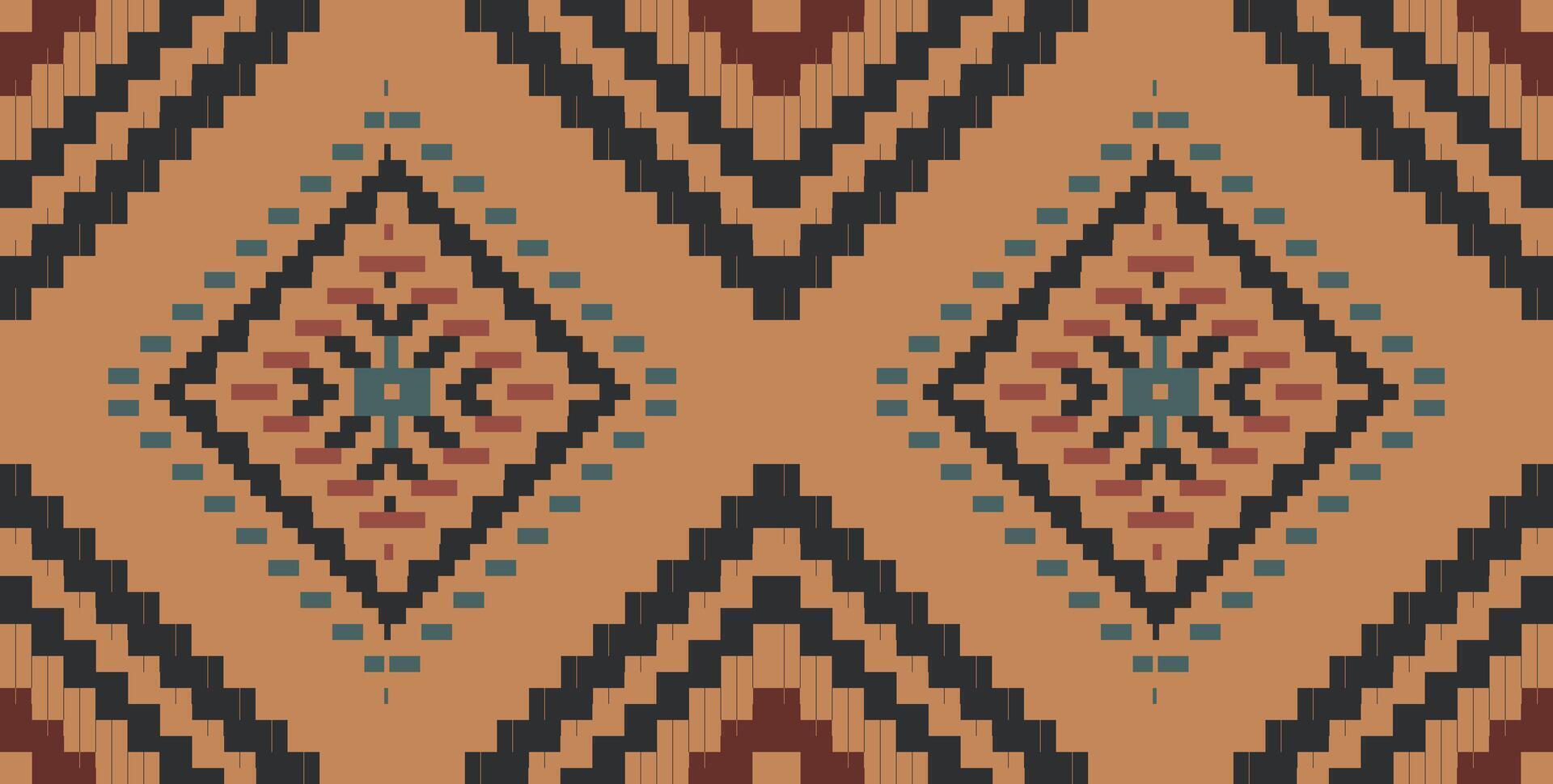 Ethnic Style Ethnic Pattern Backgroundfolk Embroidery, Aztec Geometric Ornament Print. Design for Carpet, Wallpaper, Clothing, Wrapping, Fabric vector