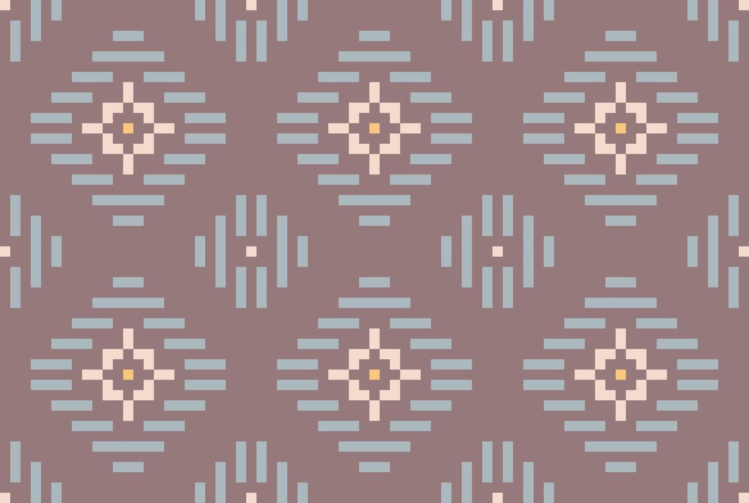 Repeating Pattern Traditional Pattern Dressfolk Embroidery, Aztec Geometric Ornament Print. Design for Carpet, Wallpaper, Clothing, Wrapping, Fabric vector