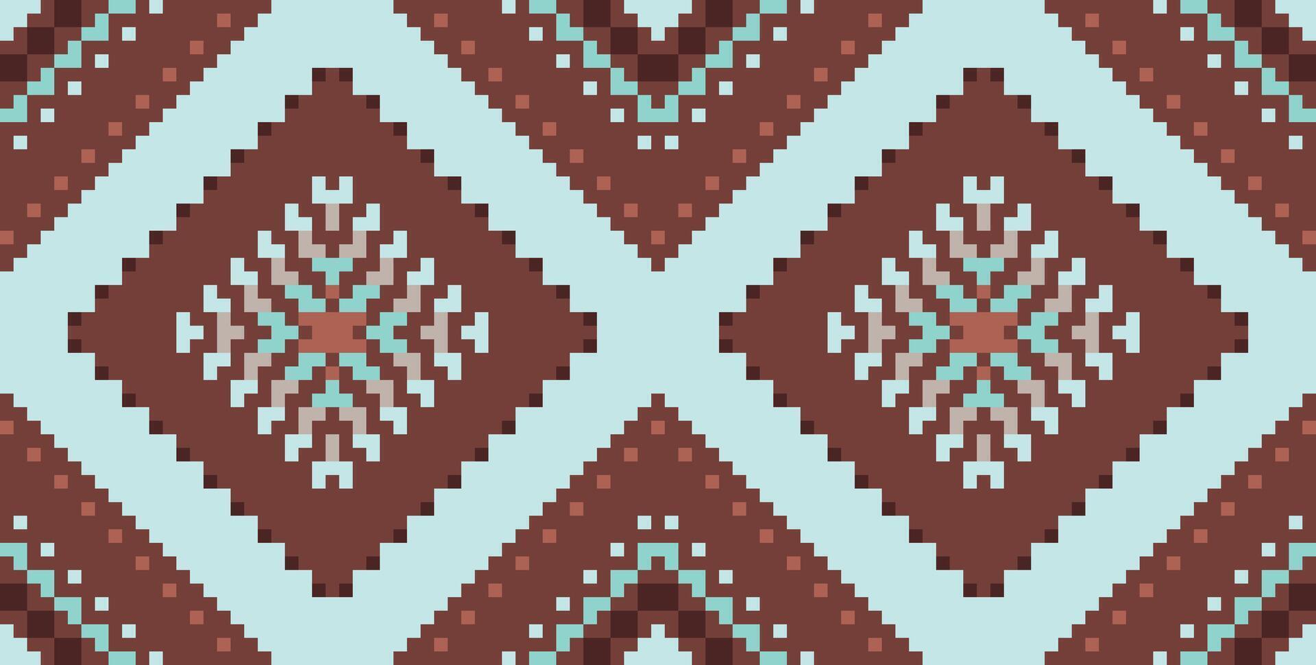 Baroque Ethnic Geometric Patternfolk Embroidery, Aztec Geometric Ornament Print. Design for Carpet, Wallpaper, Clothing, Wrapping, Fabric vector