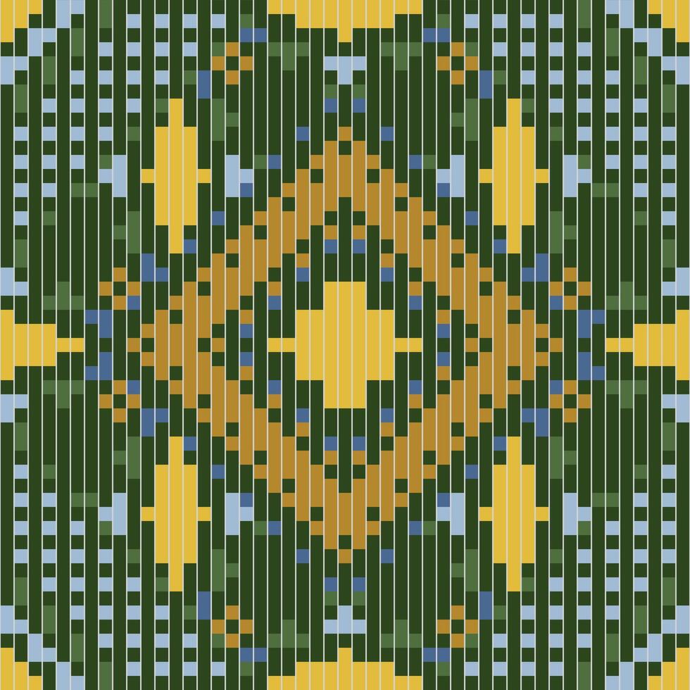 Geometric Geometric Arabic Patternfolk Embroidery, Aztec Geometric Ornament Print. Design for Carpet, Wallpaper, Clothing, Wrapping, Fabric vector