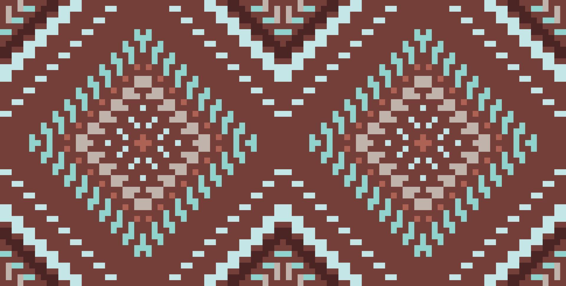 Native Seamless Ethnic Patternfolk Embroidery, Aztec Geometric Ornament Print. Design for Carpet, Wallpaper, Clothing, Wrapping, Fabric vector
