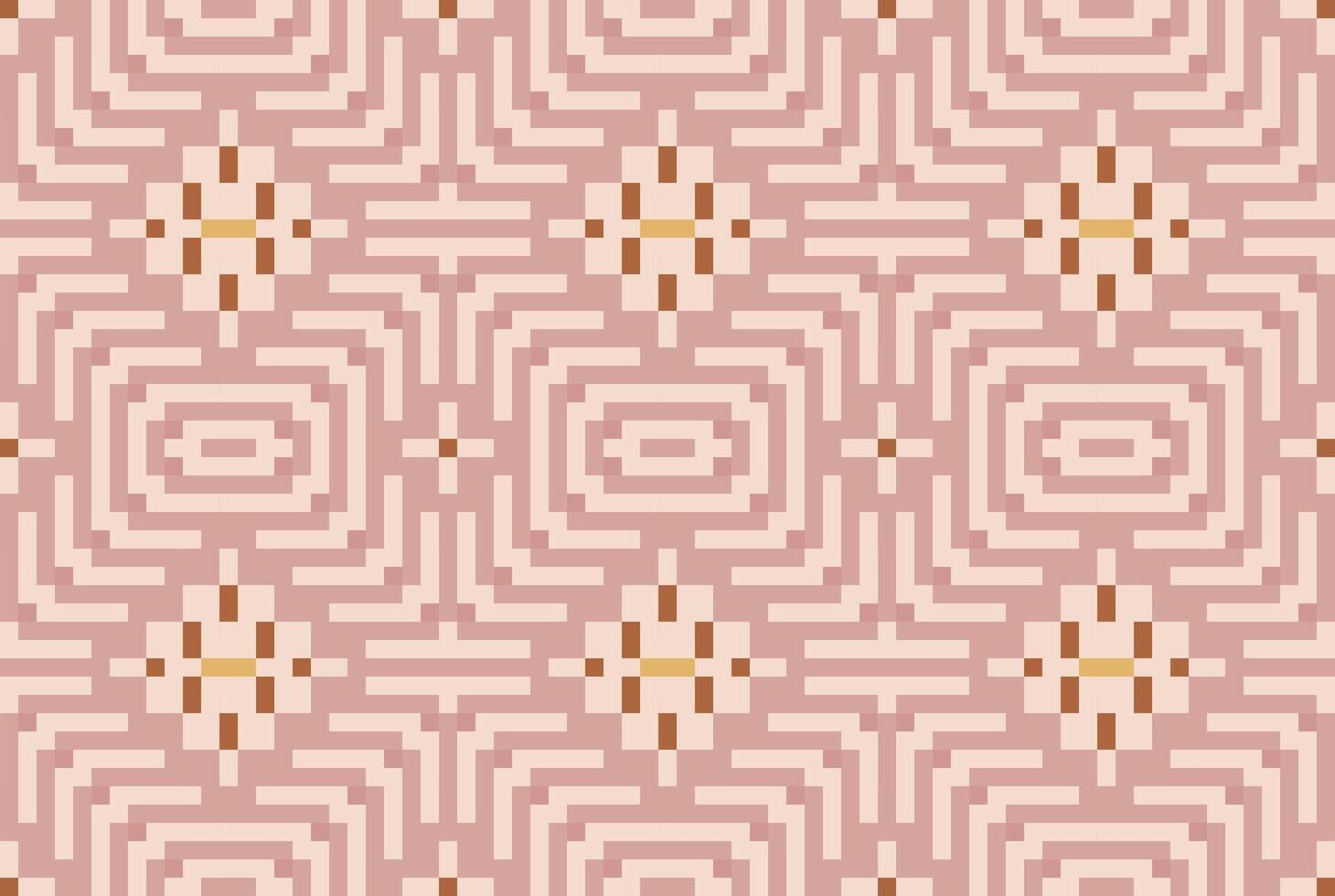 Mexican Ethnic Seamless Patternfolk Embroidery, Aztec Geometric Ornament Print. Design for Carpet, Wallpaper, Clothing, Wrapping, Fabric vector