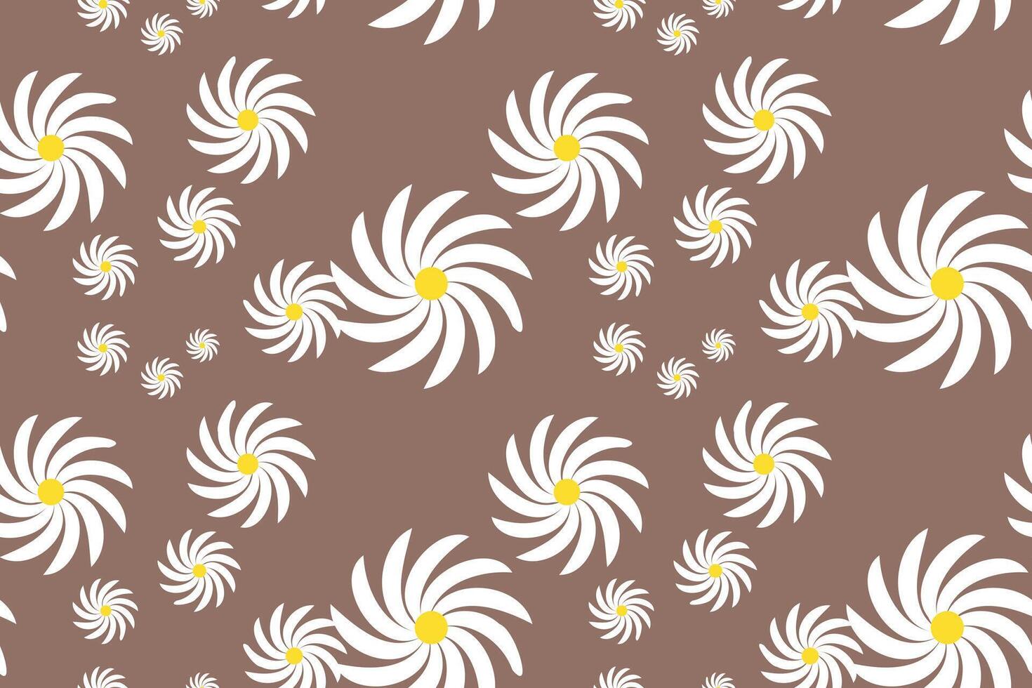Vintage Daisy Pattern Images. Bloom Charming Daisy Pattern on a Serene Background Creates a Cheerful vector