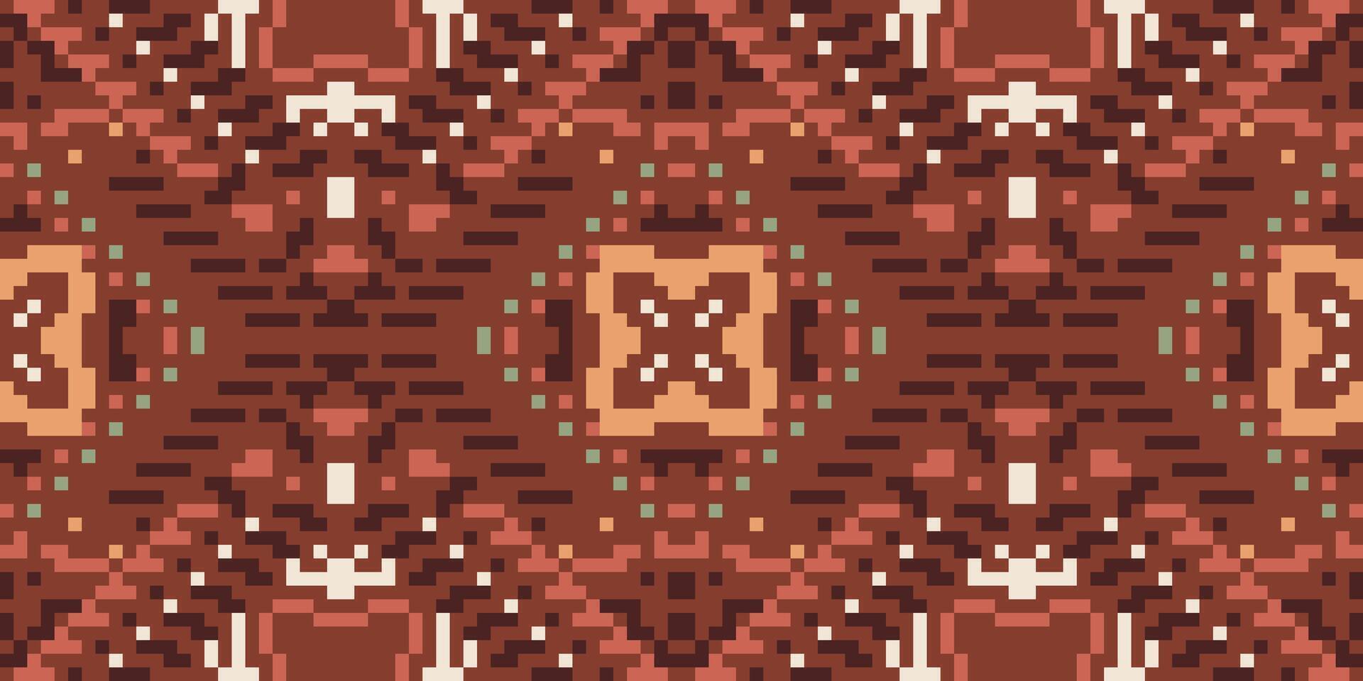 America Arabic Geometric Pattern Designfolk Embroidery, Aztec Geometric Ornament Print. Design for Carpet, Wallpaper, Clothing, Wrapping, Fabric vector