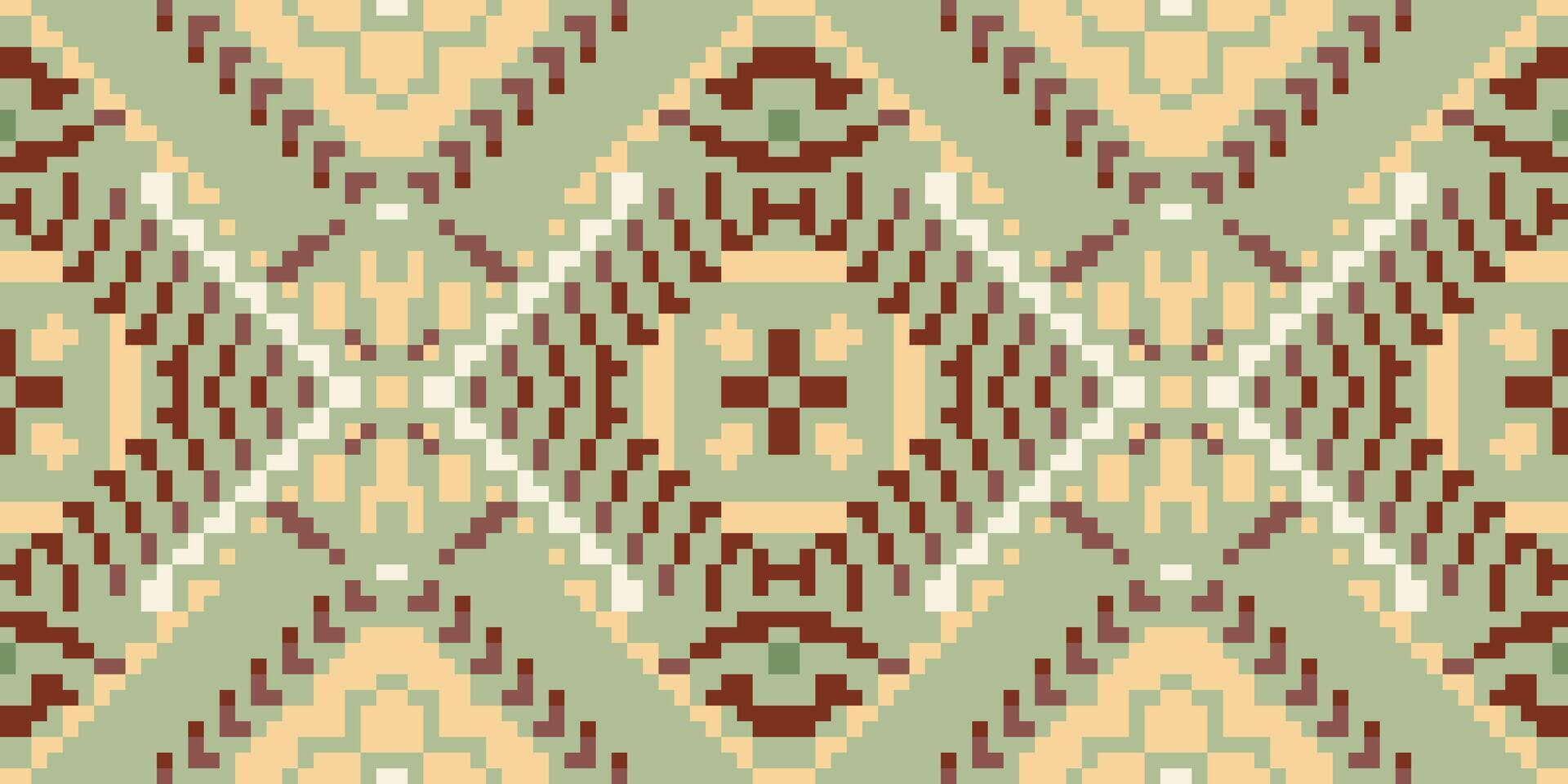 Vintage Islamic Geometric Patternsfolk Embroidery, Aztec Geometric Ornament Print. Design for Carpet, Wallpaper, Clothing, Wrapping, Fabric vector