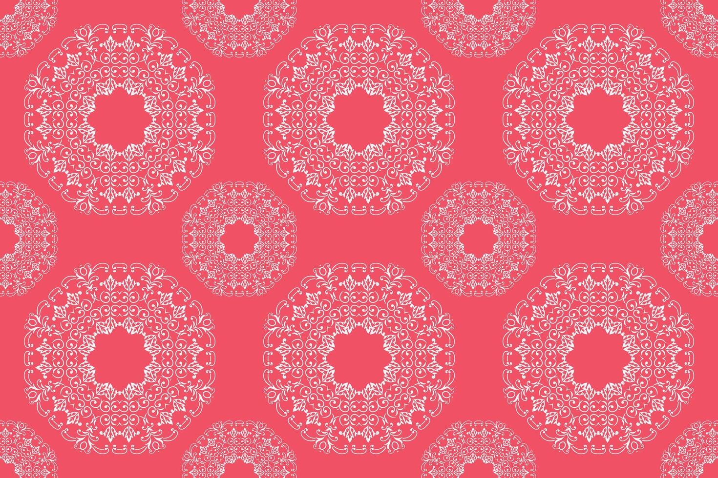 Damask Colour Arabic Islamic Geometric Patterns Folk Embroidery, Aztec Ornament Print. Design for Carpet, Wallpaper, Clothing, Wrapping, Fabric vector