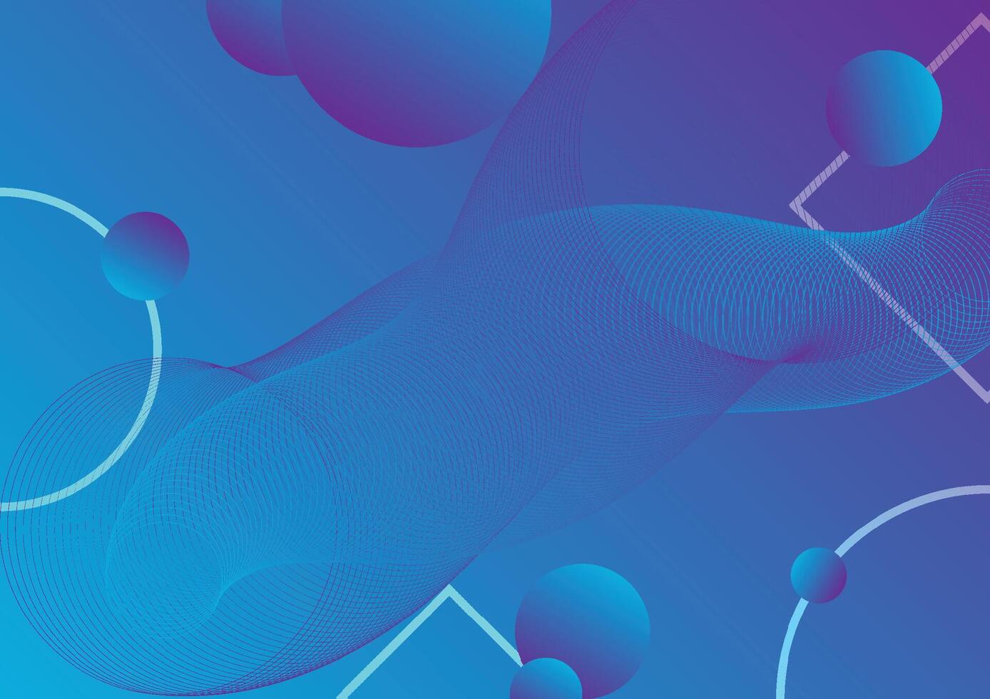 blue and purple geometric abstract on a purple background. For cover, book, web, presentation, and card. vector