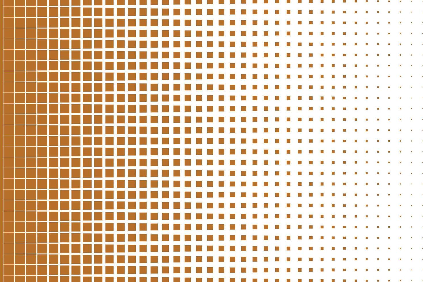 simple abstract dark brown color small square halftone blend line pattern vector