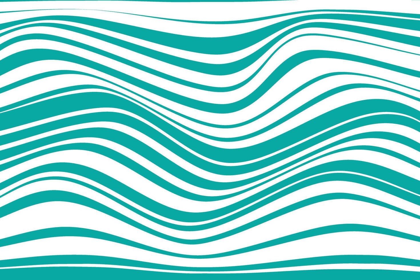 simple abstract thin to thick wavy distort line pattern teal wave pattern abstract lines and curves vector