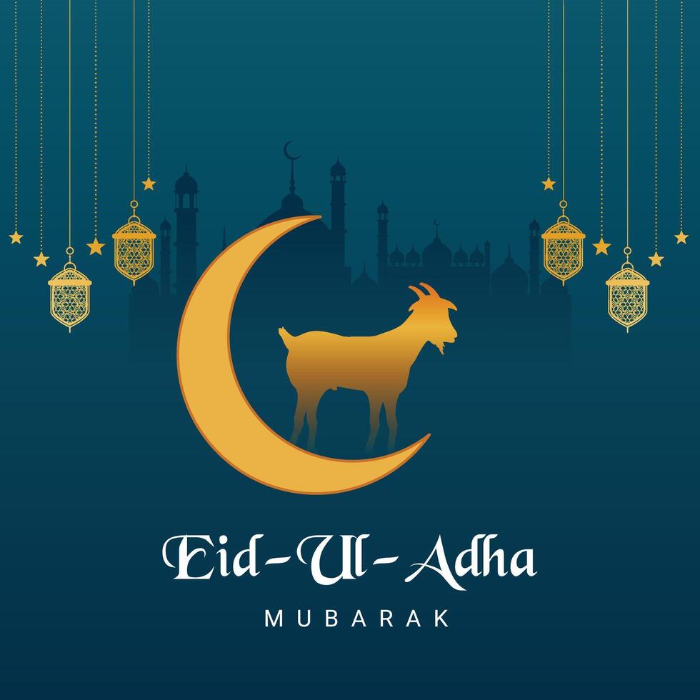Eid Mubarak, Eid Ul, Adha vector