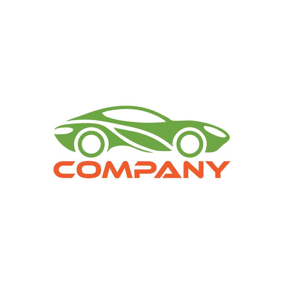 Green Energy EV Car Logo, Fast Stylish Modern futuristic eco friendly Automotive Company Logo silhouette vector