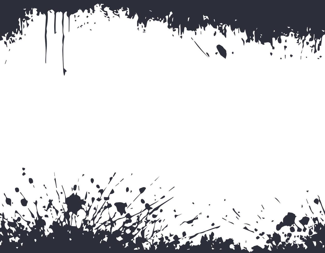 Abstract Ink Paint Brush Splatter Pattern, Grunge rusty dirty Texture illustration Background Design Elements vector
