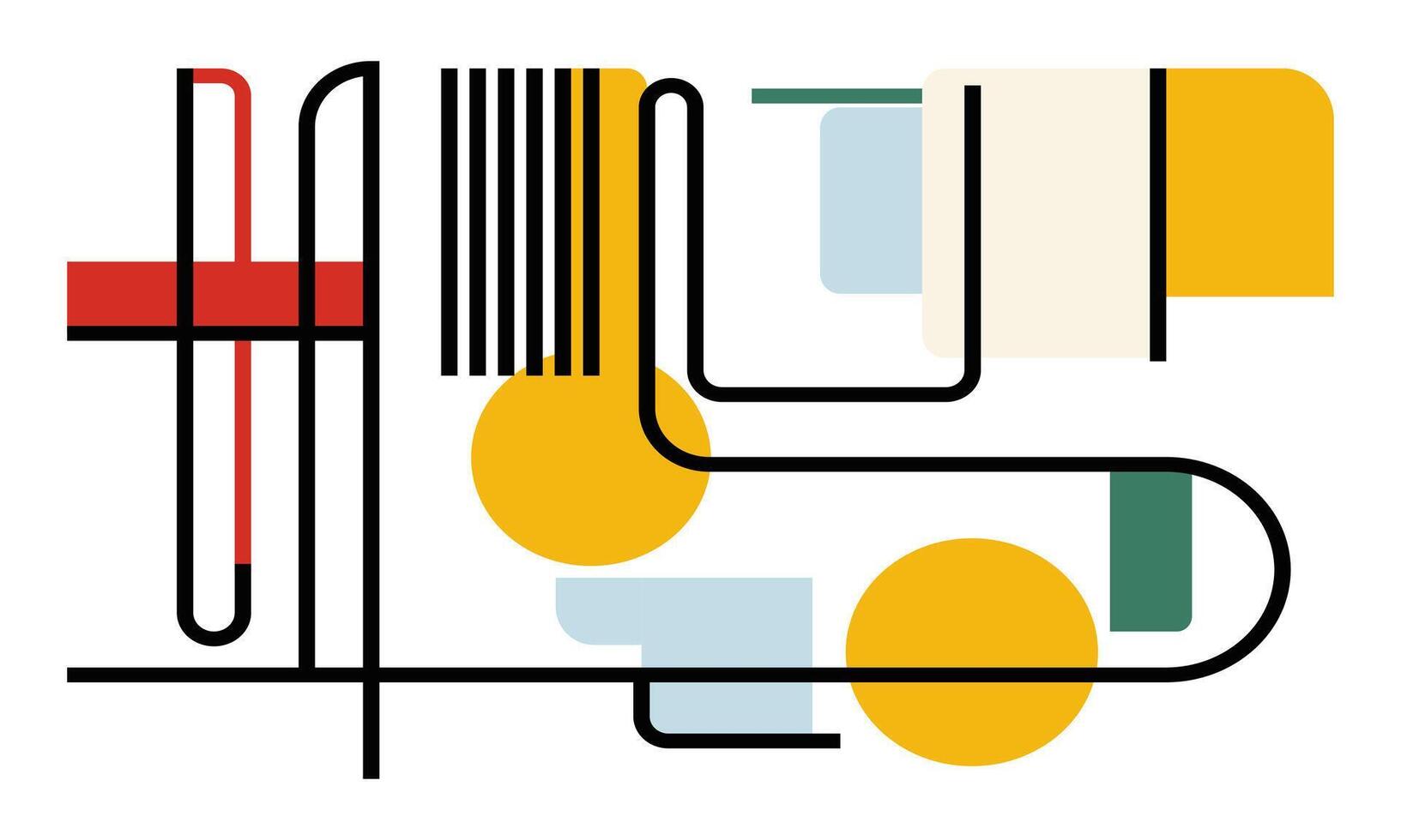 Flat Design Music Elements vector