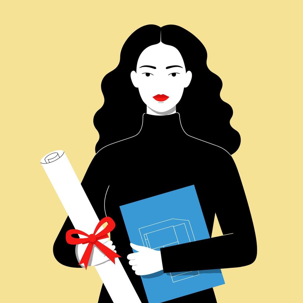 Building Project Manager Character Design vector