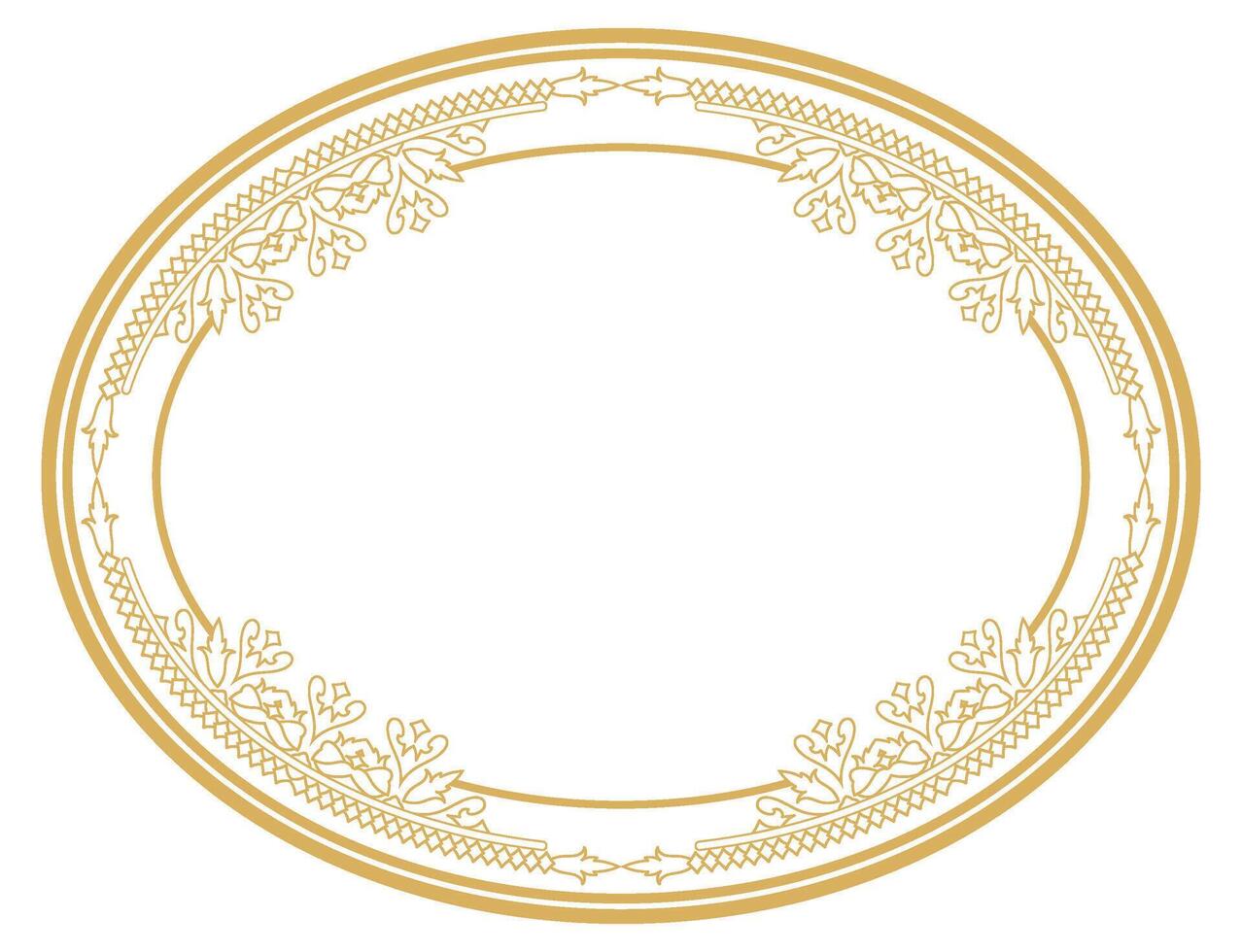 Victorian Ornamental Frame with Decorative Abstract Calligraphy and Flourish. vector