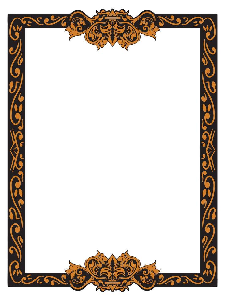 Elegant Ornamental Border for Special Occasions vector