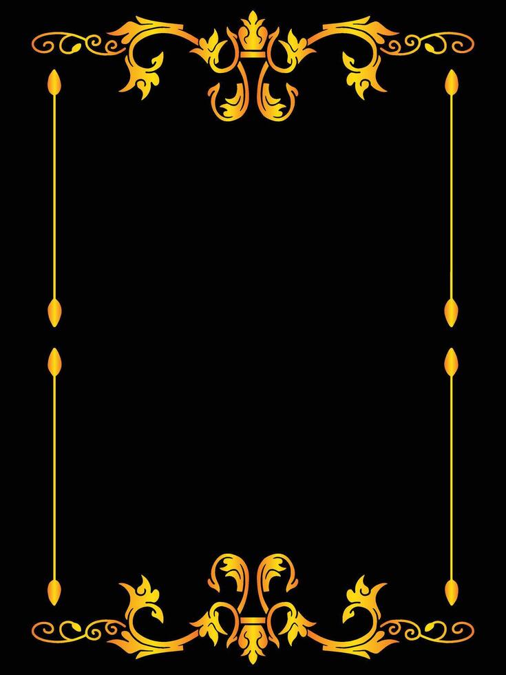 Decorative Flourish Frame for Sophisticated Projects vector