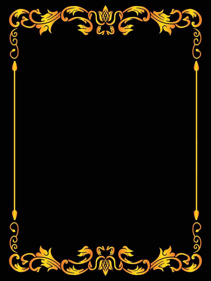 Elegant Decorative Frame for Upscale Announcements vector
