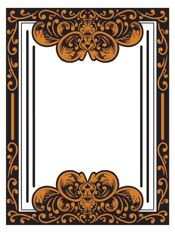 Ornamental Border for High-End Event Branding vector