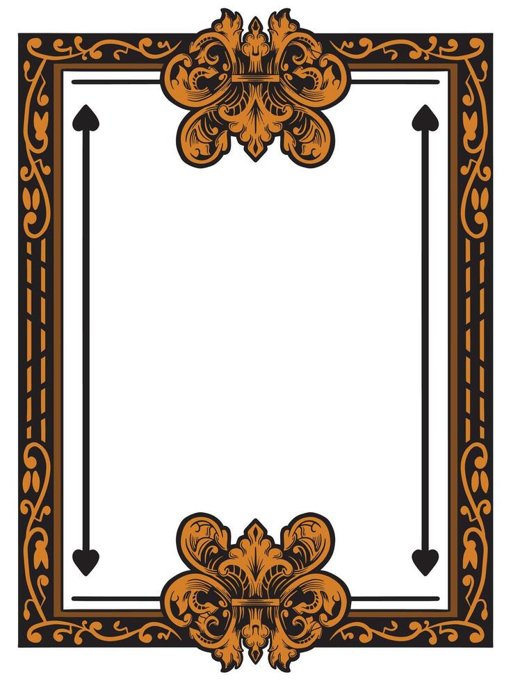 Luxury Ornamental Frame for Prestige Designs vector