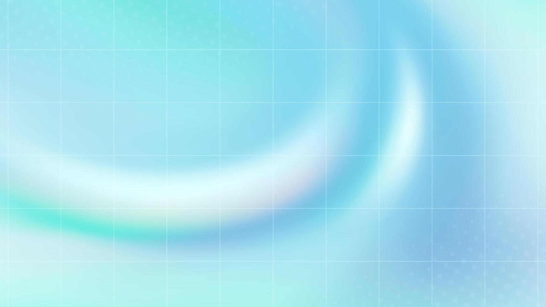Abstract background with flowing aqua and iridescent hues. vector
