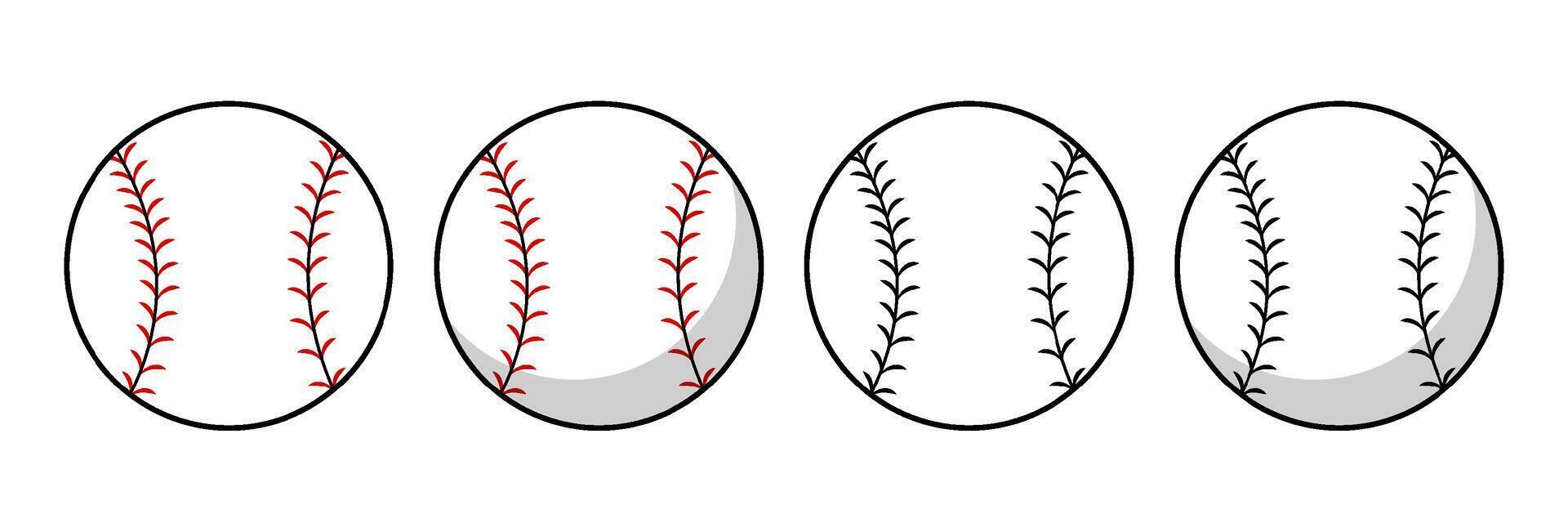 Baseball icon design isolated on white background. vector