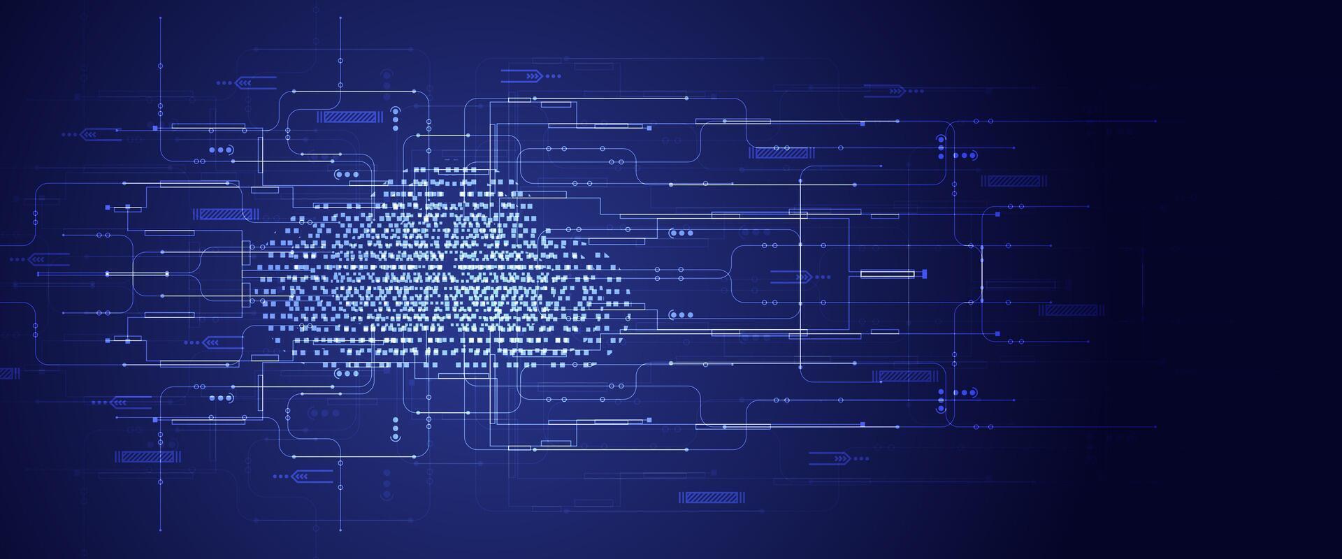 Cloud technology futuristic and innovation. Networking technology. Cloud computing Abstract technology illustration background. vector