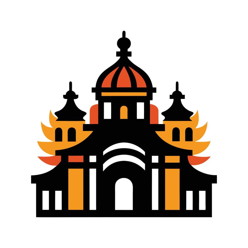Baroque Architecture Design vector
