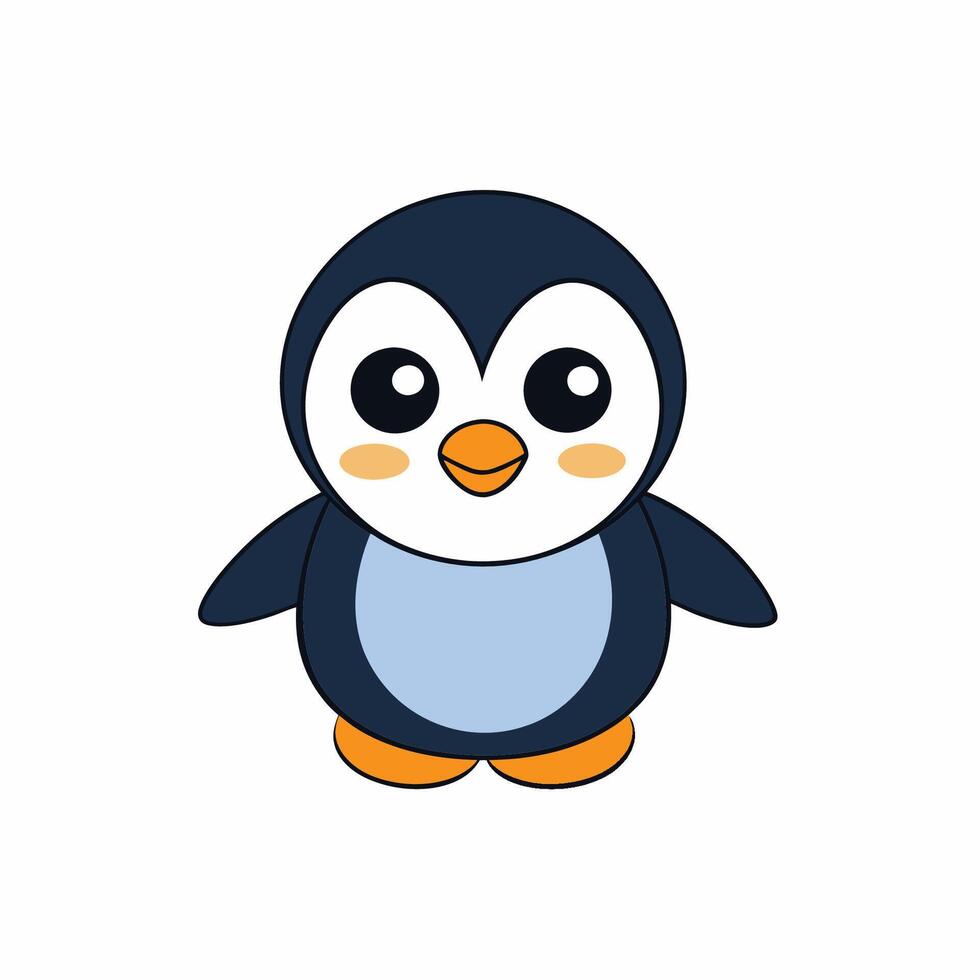 Cartoon Penguin Illustration vector