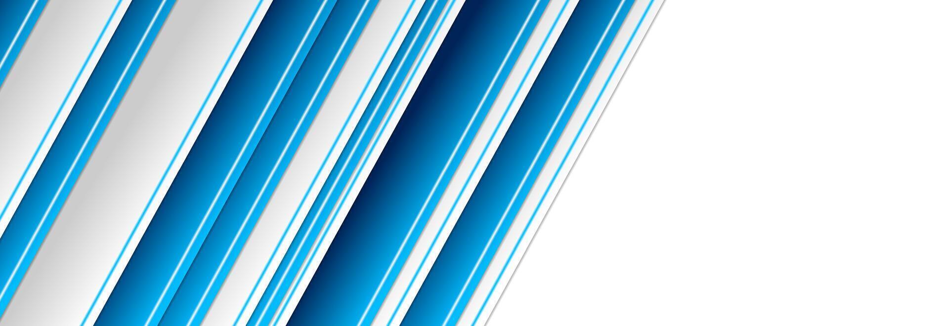 Blue grey stripes abstract geometric vector