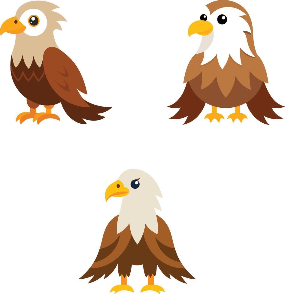 Cute Eagle Illustration vector