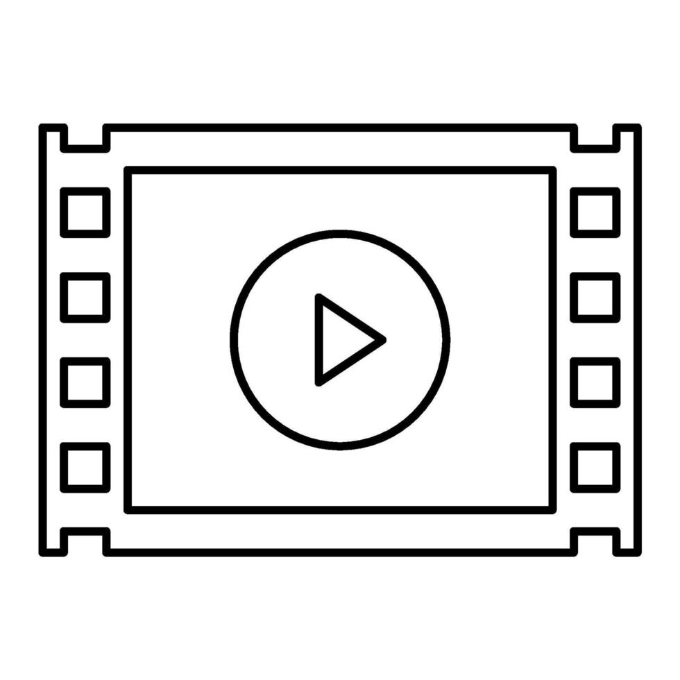 Live outine icon style vector