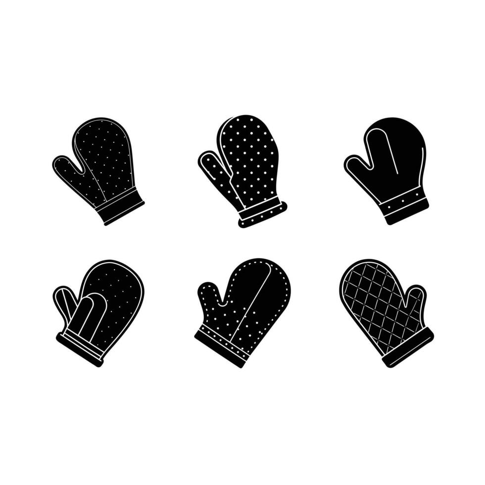 Premium oven mitt icon graphic design for digital use, ideal for microstock websites and projects vector