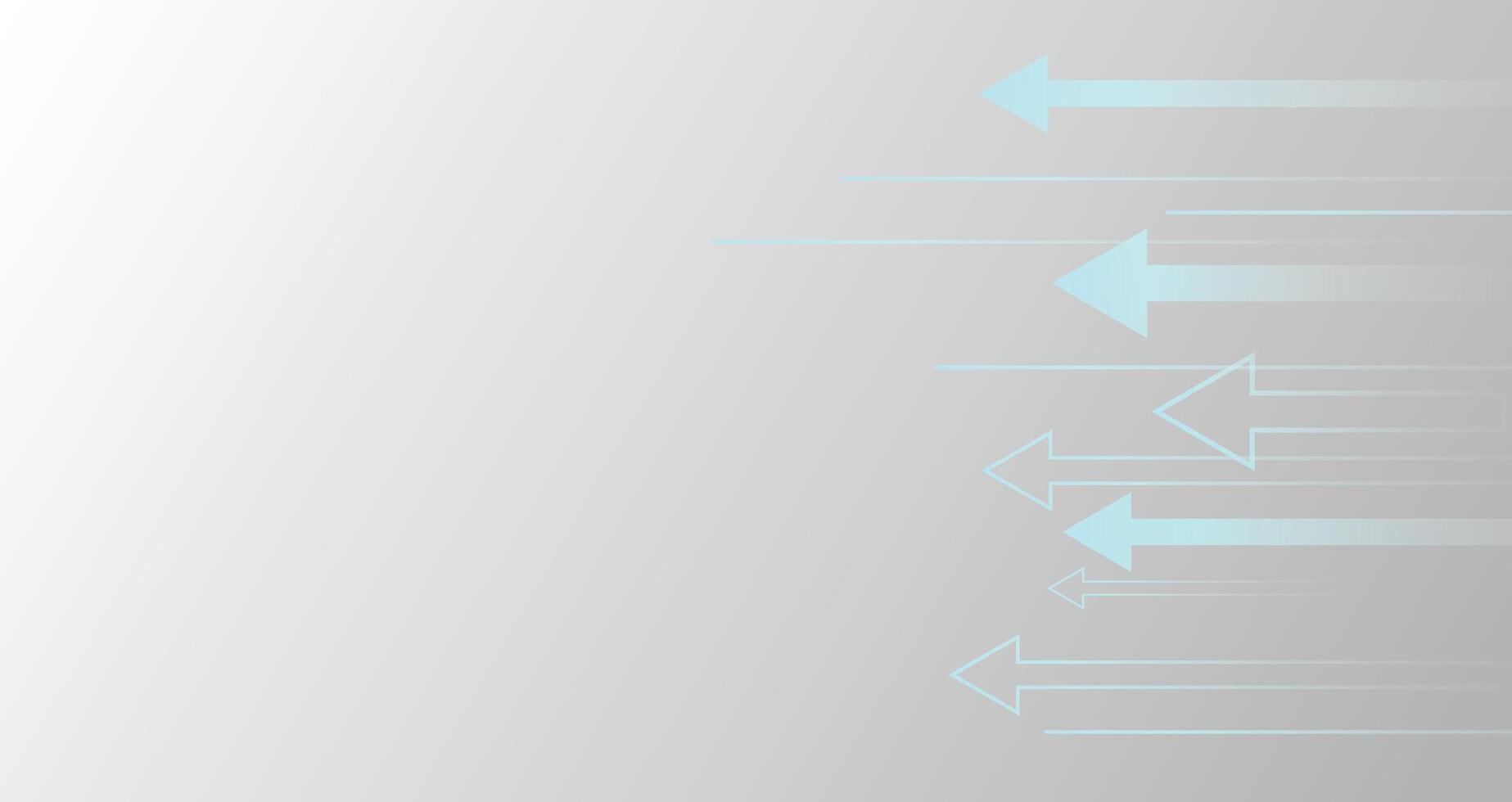 Grey white arrows business style background design vector