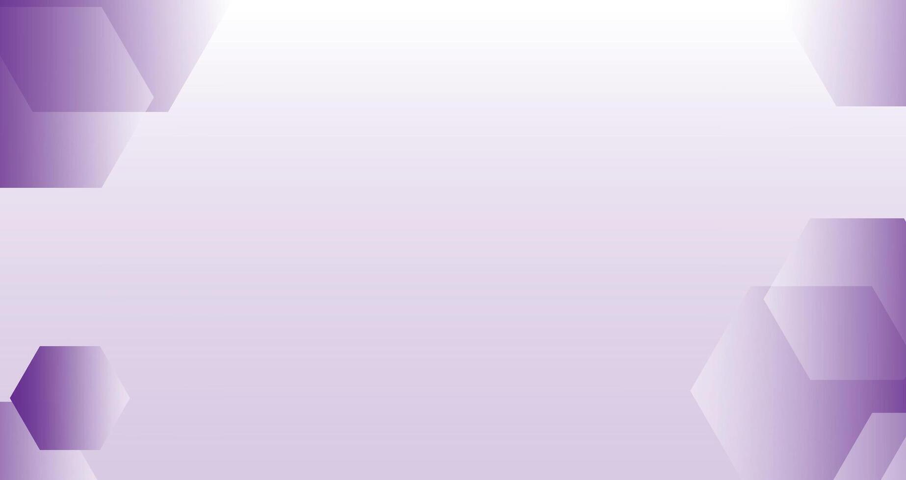 Simple hexagonal white background for business vector