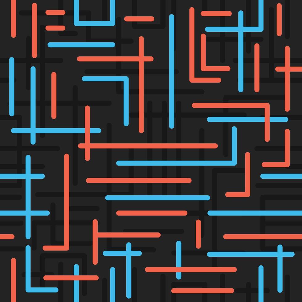 Abstract lines minimalistic seamless pattern vector